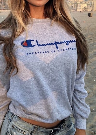 Champagne discount champion sweatshirt